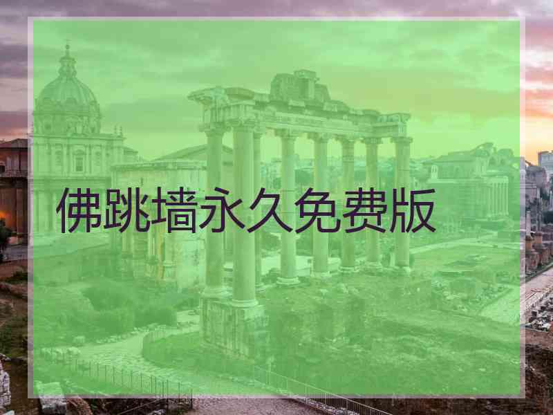 佛跳墙永久免费版