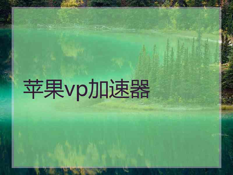 苹果vp加速器