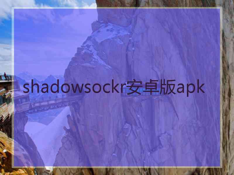 shadowsockr安卓版apk
