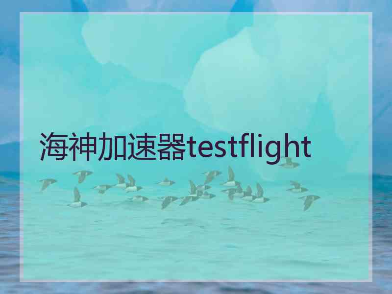 海神加速器testflight