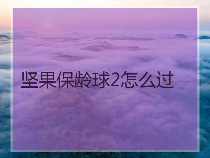 坚果保龄球2怎么过