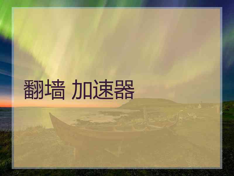 翻墙 加速器