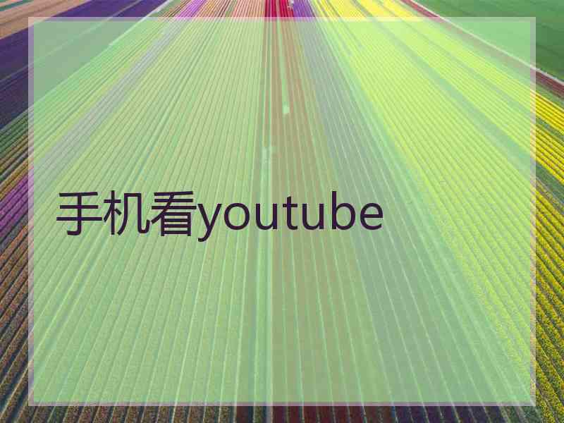 手机看youtube