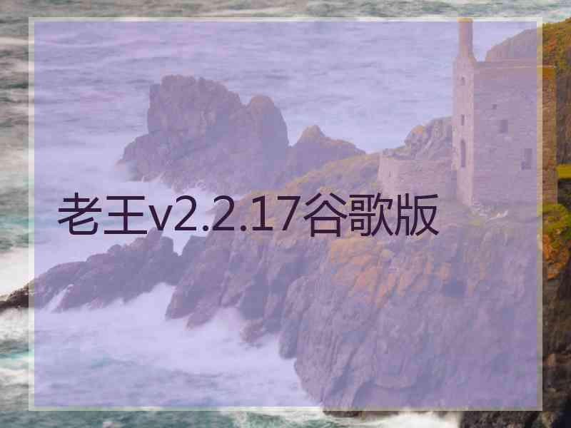 老王v2.2.17谷歌版