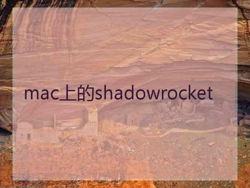mac上的shadowrocket