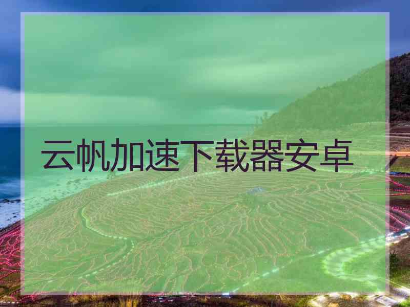云帆加速下载器安卓