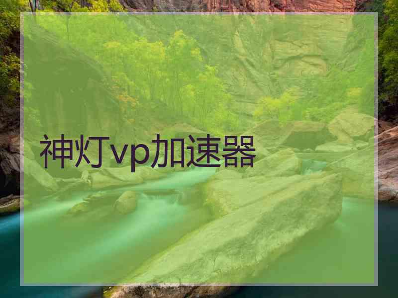 神灯vp加速器