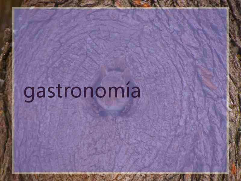 gastronomía