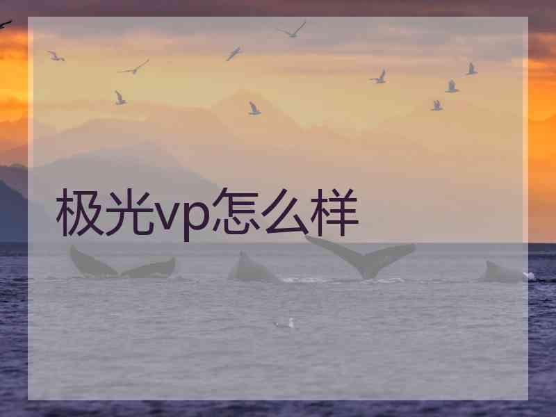 极光vp怎么样