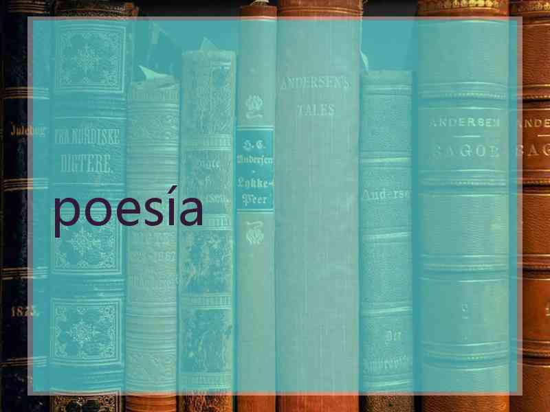 poesía