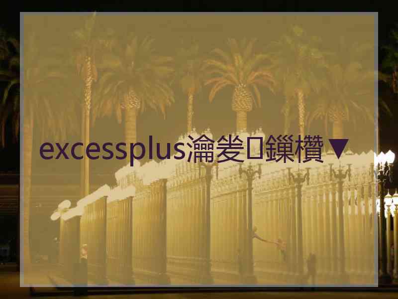 excessplus瀹夎鏁欑▼