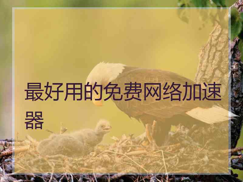 最好用的免费网络加速器