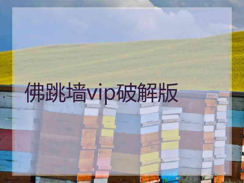 佛跳墙vip破解版
