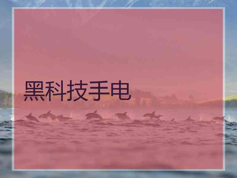 黑科技手电