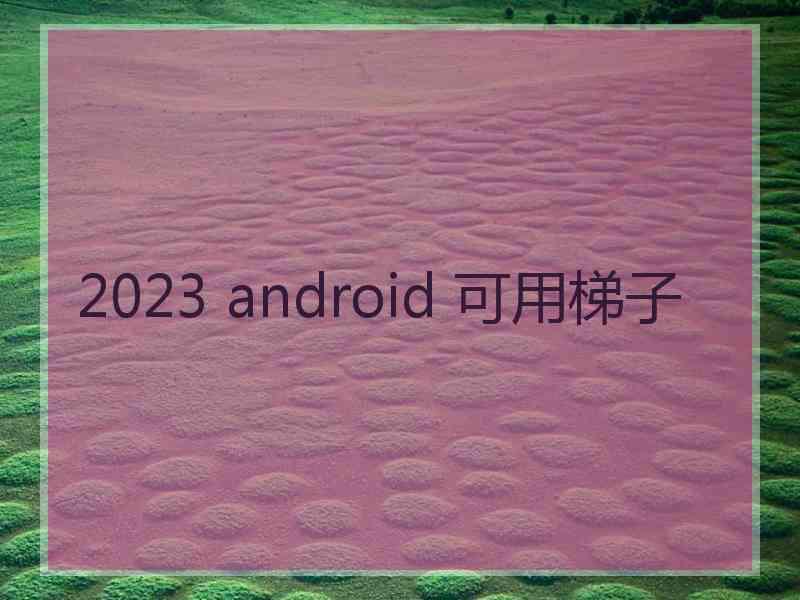 2023 android 可用梯子