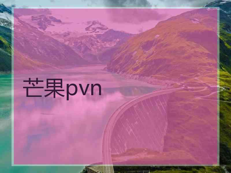 芒果pvn