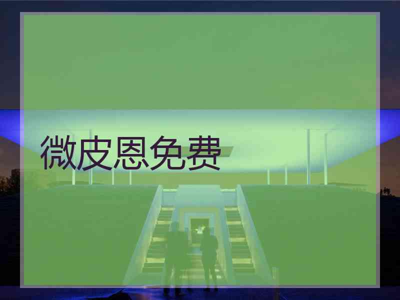 微皮恩免费