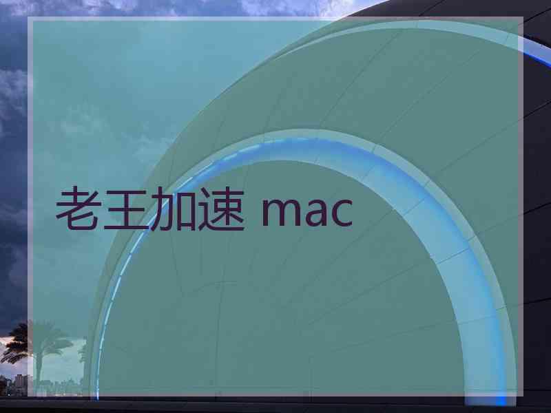 老王加速 mac