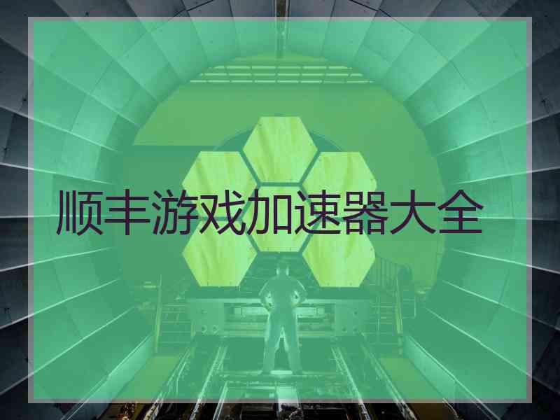 顺丰游戏加速器大全
