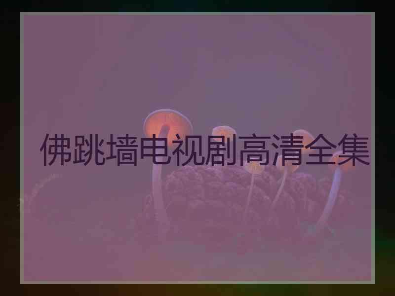 佛跳墙电视剧高清全集