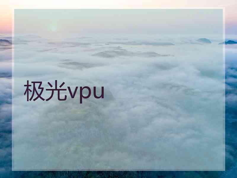 极光vpu