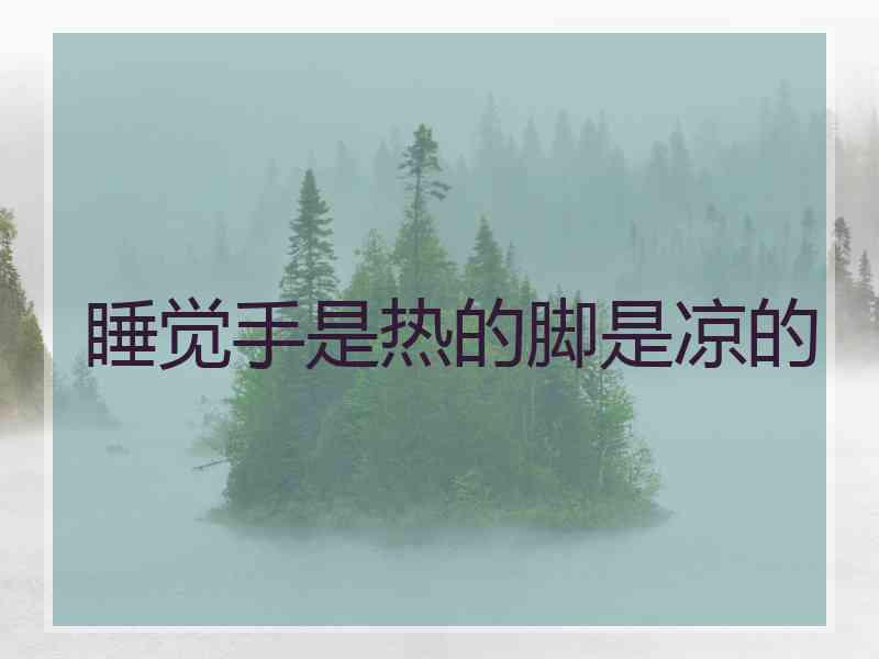 睡觉手是热的脚是凉的