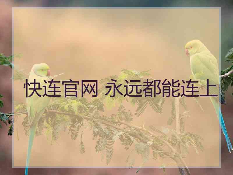 快连官网 永远都能连上