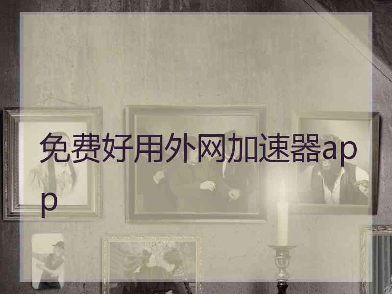 免费好用外网加速器app