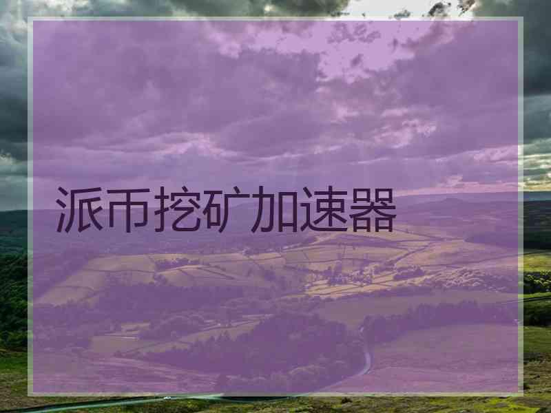 派币挖矿加速器