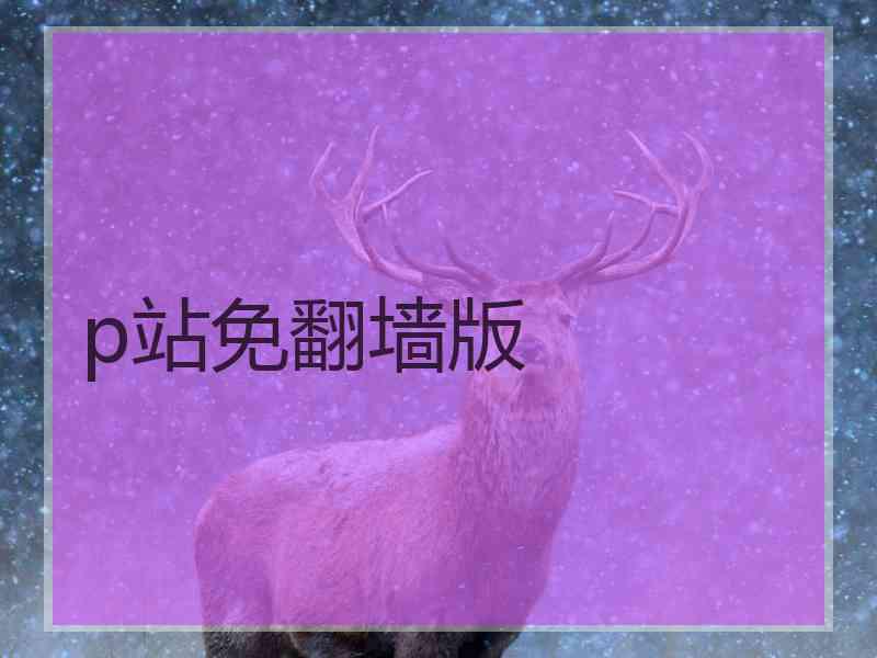 p站免翻墙版