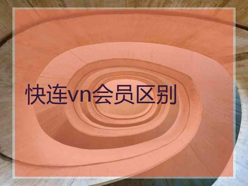 快连vn会员区别