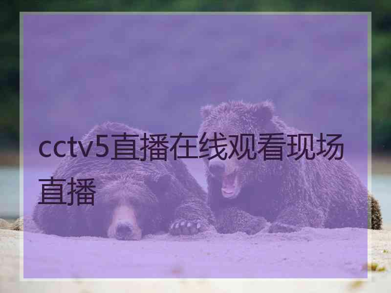 cctv5直播在线观看现场直播