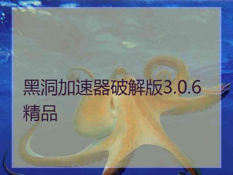 黑洞加速器破解版3.0.6精品