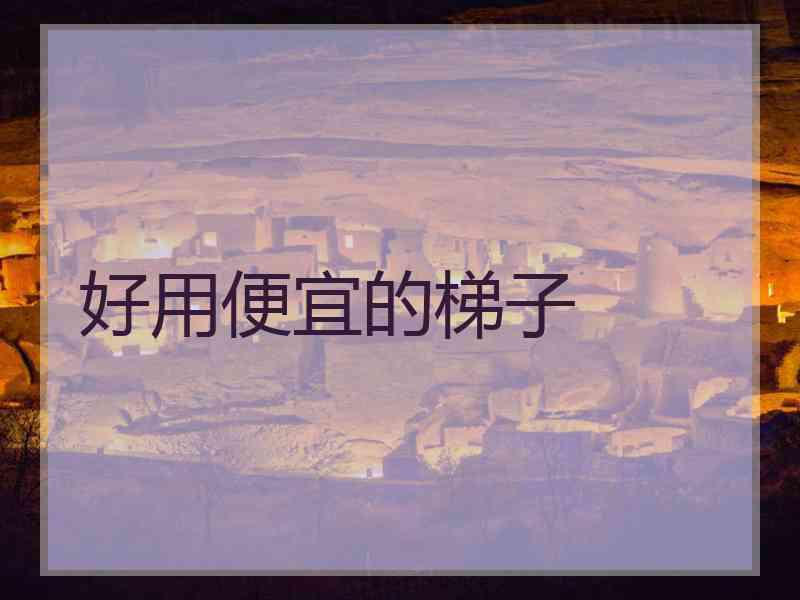 好用便宜的梯子