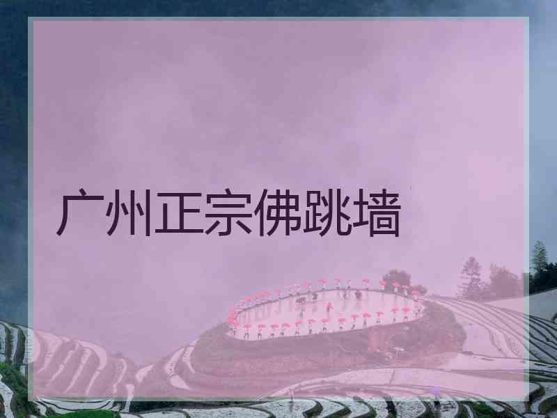 广州正宗佛跳墙