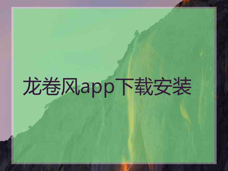 龙卷风app下载安装