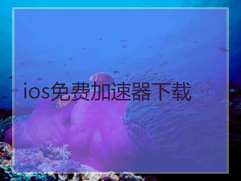 ios免费加速器下载