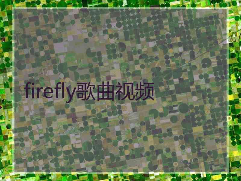 firefly歌曲视频
