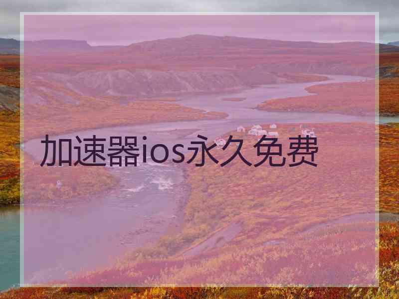 加速器ios永久免费