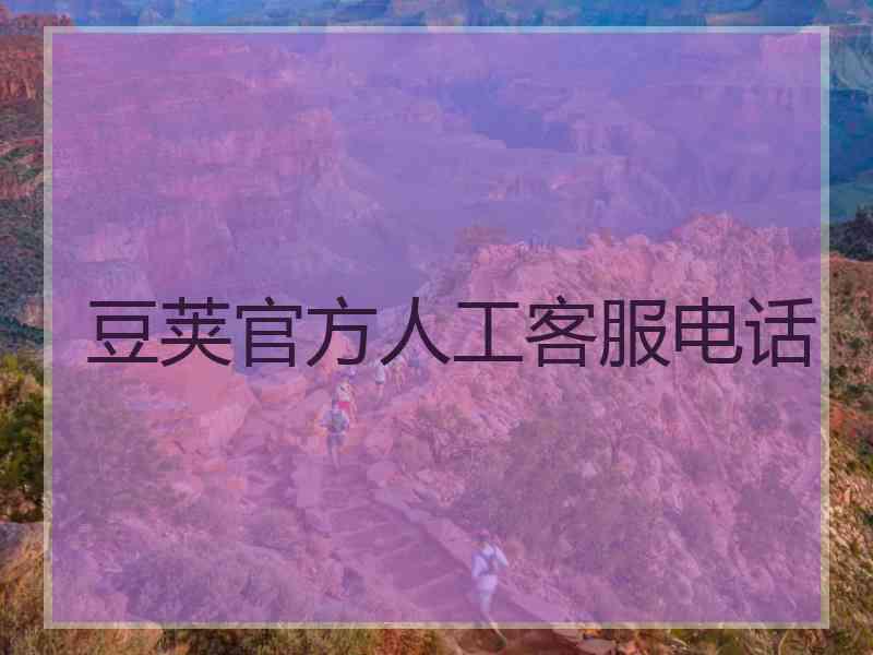 豆荚官方人工客服电话